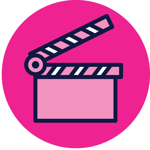 Action clapper icon